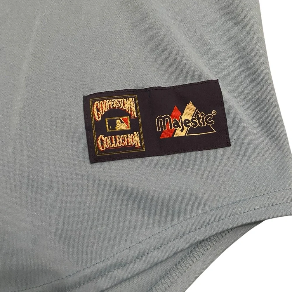 Majestic Seattle Mariners Cooperstown Collection Retro Jersey XL Baby Blue Y2K - Picture 6 of 10